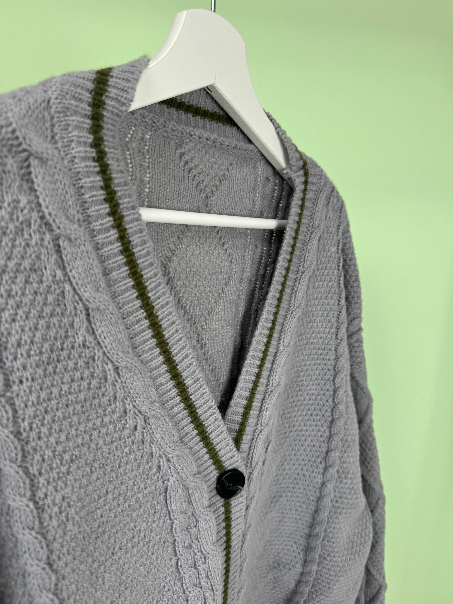 Gray Cardigan